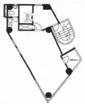 ACN四谷三丁目ビル(旧:ポワロービル)の基準階図面