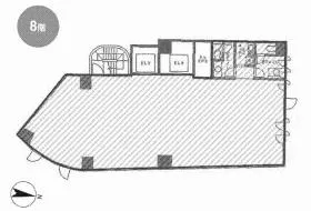 目黒ステーションサイドビルの基準階図面