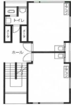 四谷エースビルの基準階図面
