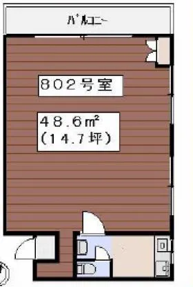 新一ビルの基準階図面