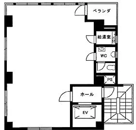 TMビルの基準階図面