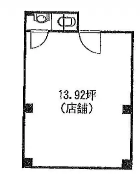 大高ビルの基準階図面