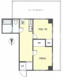 小林ビルの基準階図面