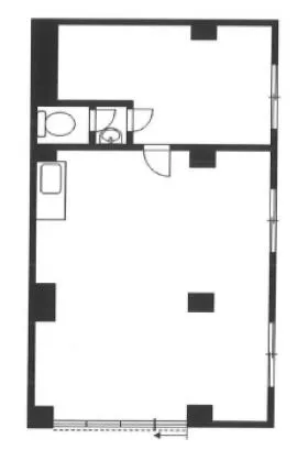 レジデンス光和108ビルの基準階図面