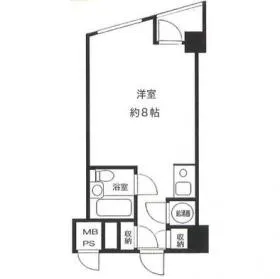 御苑ハイムの基準階図面