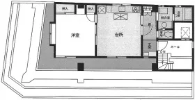 シンコービルの基準階図面