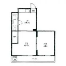 MI西新宿の基準階図面
