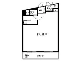 アルテール新宿ビルの基準階図面