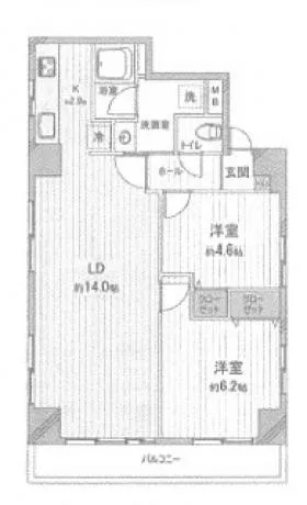 セブンビルの基準階図面
