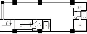 龍王堂ビルの基準階図面