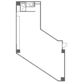 新宿カドビルの基準階図面
