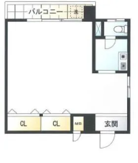 秋場ビルの基準階図面