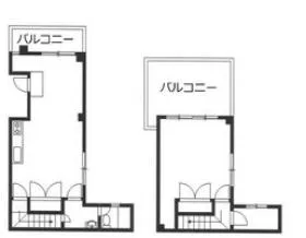 筒井ビルの基準階図面