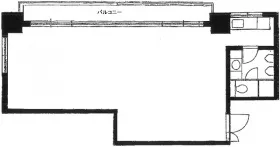 問川ビルの基準階図面