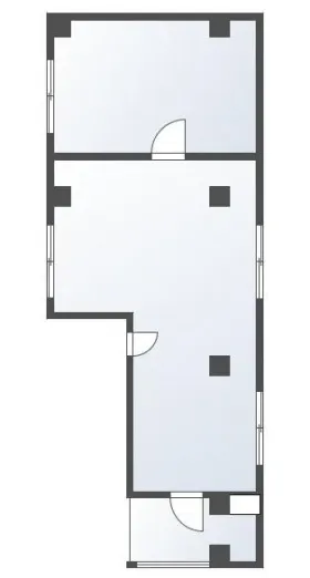 松田ビルの基準階図面