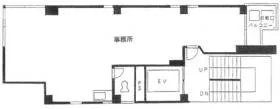 キタウチビルの基準階図面