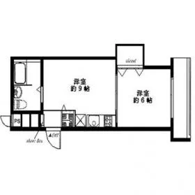 秀和番衆町レジデンスビルの基準階図面