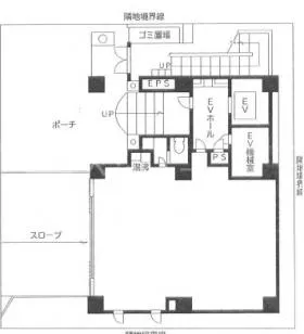 IDO新宿ビルの基準階図面