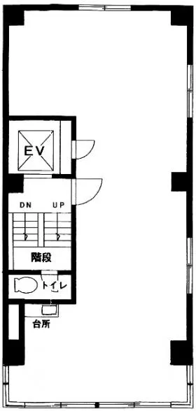渡辺ビルの基準階図面