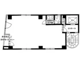 中村ビルの基準階図面