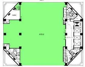 イシマビルの基準階図面