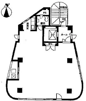第5イノセビルの基準階図面