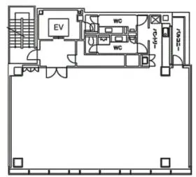 PMO岩本町の基準階図面