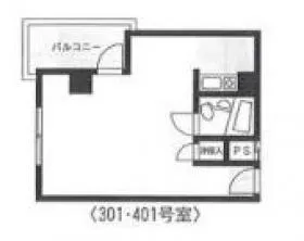 第3サンビルの基準階図面