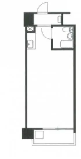 永谷ヒルプラザ六本木の基準階図面
