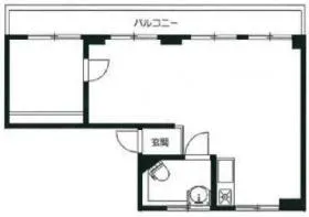六本木サクセスビルの基準階図面