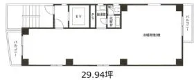 鶯(ウグイス)ビルの基準階図面