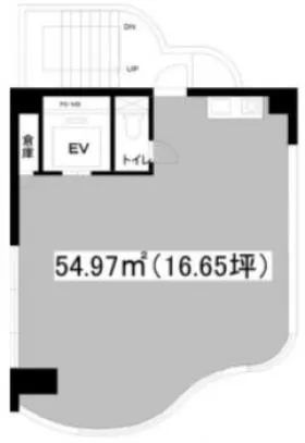六本木Uビルの基準階図面