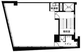 秀栄ビルの基準階図面