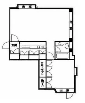 ベルハウスビルの基準階図面