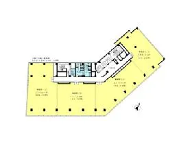 京王新宿三丁目ビルの基準階図面