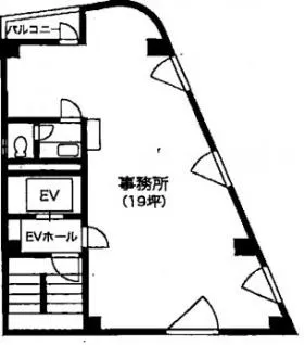 小針ビルの基準階図面