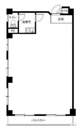 ハレのぐちビルの基準階図面