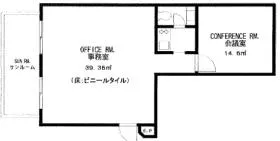 麻布キングダムビルの基準階図面