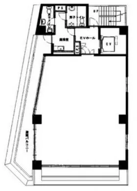 VORT内神田(旧:内神田ST)ビルの基準階図面