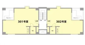 東一ビルの基準階図面