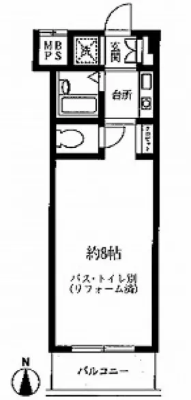 Barbizon24の基準階図面