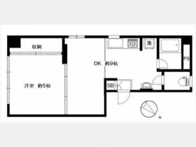 ジュネス西麻布ビルの基準階図面