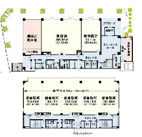 新大阪テラサキ第3ビルビルの基準階図面
