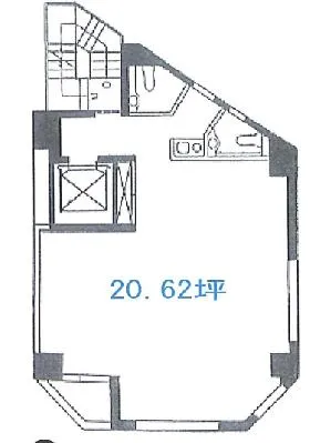 KSビルの基準階図面