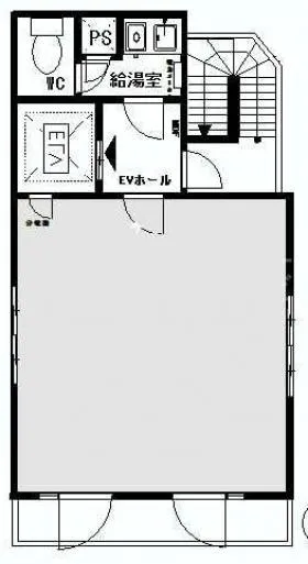 南青山シミズビルの基準階図面