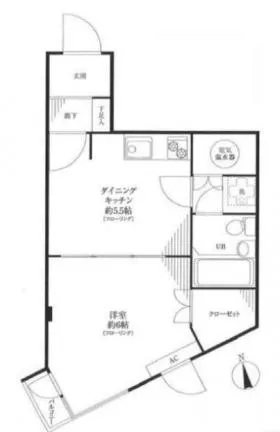 日興児玉パレス南青山ビルの基準階図面