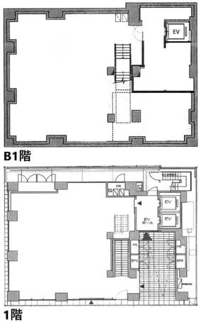 福神ビルの基準階図面