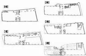 六本木Terzoビルの基準階図面