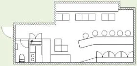 戸田ビルの基準階図面