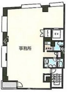 SF銀座ビルの基準階図面